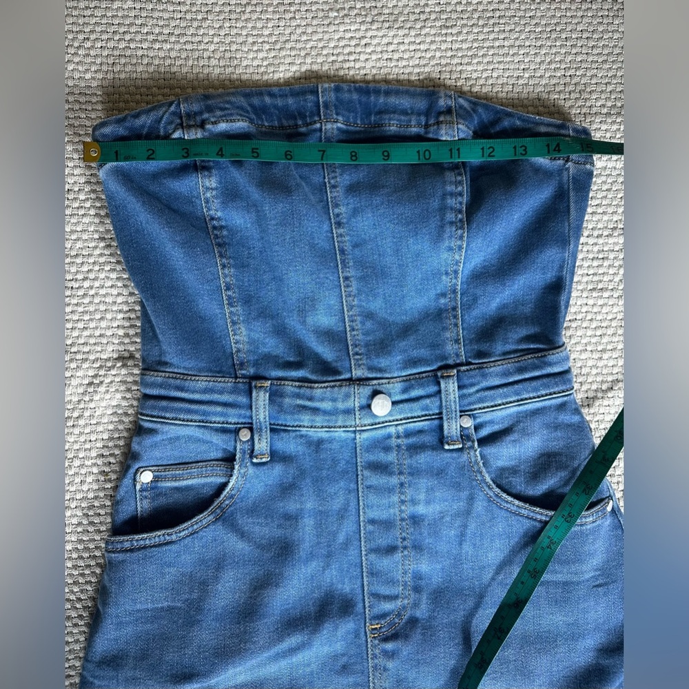 Anthropologie Pilcro The Madi Front-Slit Denim Dress - Size Small - Picture 11 of 13